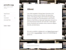 Tablet Screenshot of jannellelegg.com